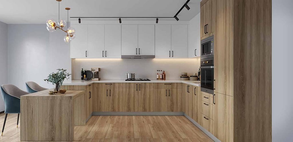 Veneer Modular Kitchen Shutters Dealers
