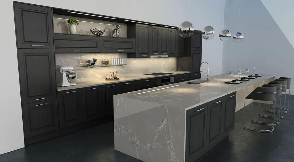 Membrane Modular Kitchen Shutters Designs