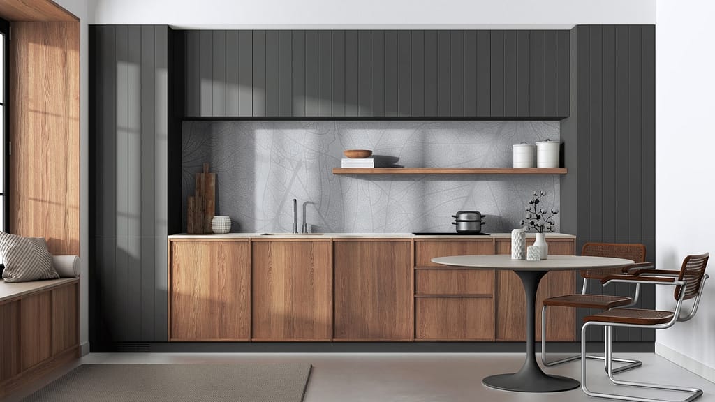 Veneer Modular Kitchen Shutters Manufactures