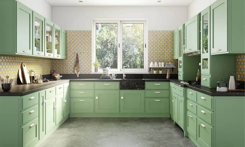 Membrane Modular Kitchen Shutters Designs