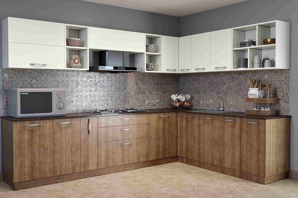 Veneer Modular Kitchen Shutters Manufactures