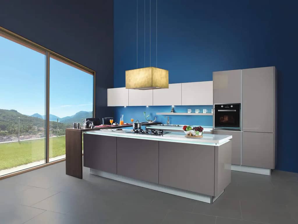 Island modular kitchen Designs