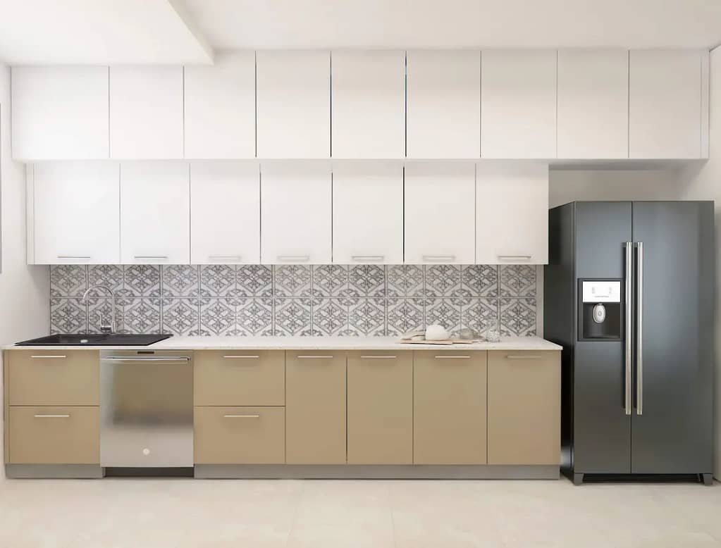 Straight modular kitchen Designs