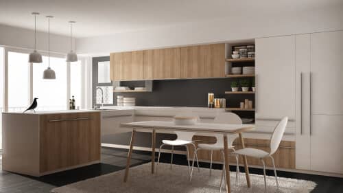 Veneer Modular Kitchen Shutters Manufactures